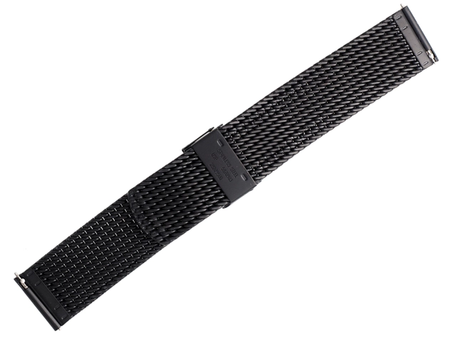 Oryginalna bransoleta Skagen Falster 3 SKT5207 czarna mesh 22mm